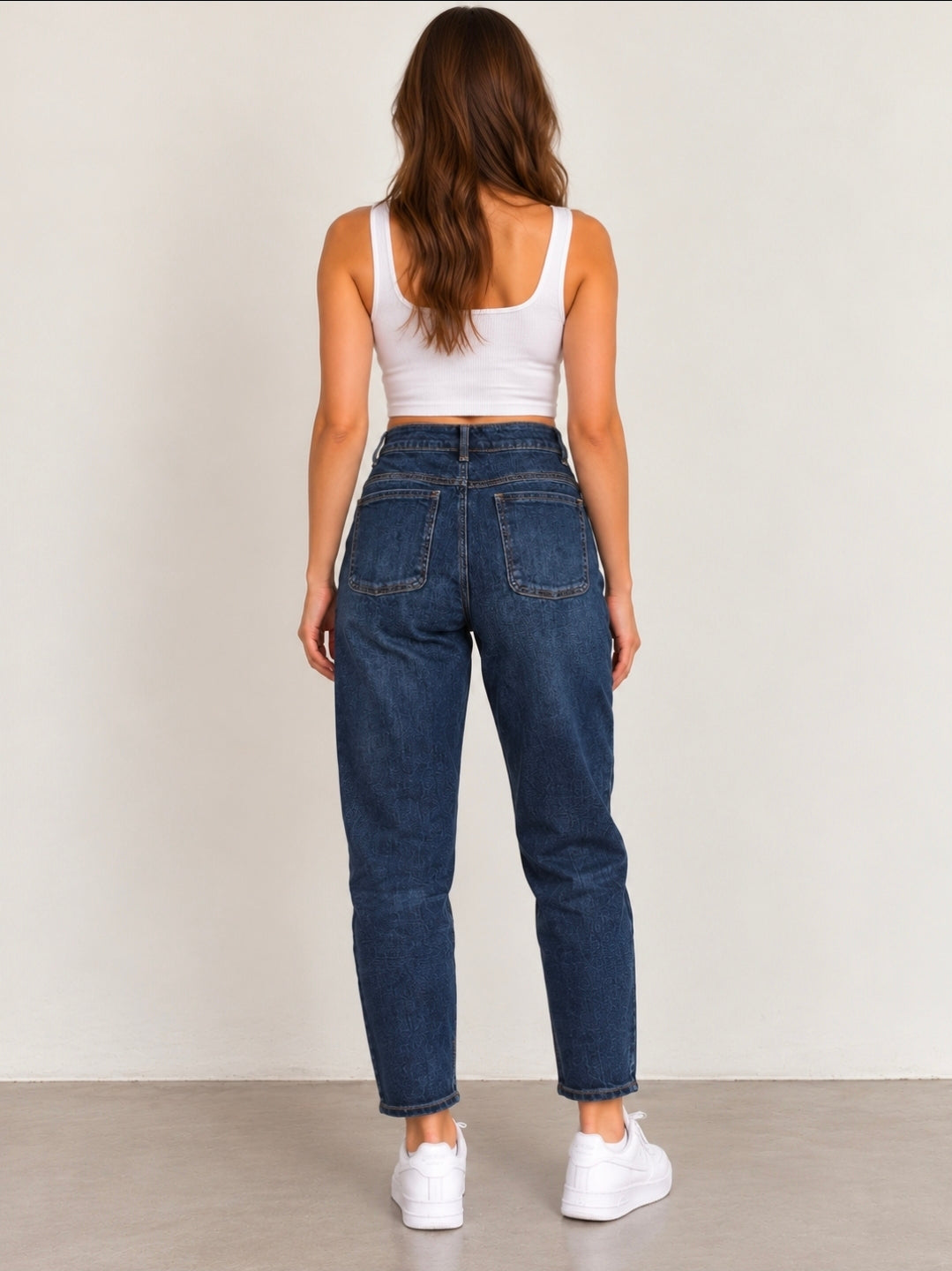 M.SARA Damen High Waist Jeans – Optisch bis zu 5 kg schlanker | Blue Denim 💙
