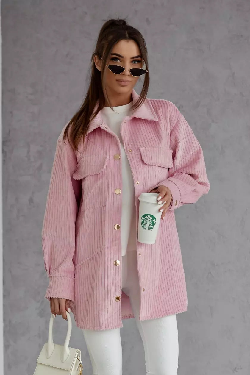 MELODY MEGA CORDURO JACKET SHIRT – PINK