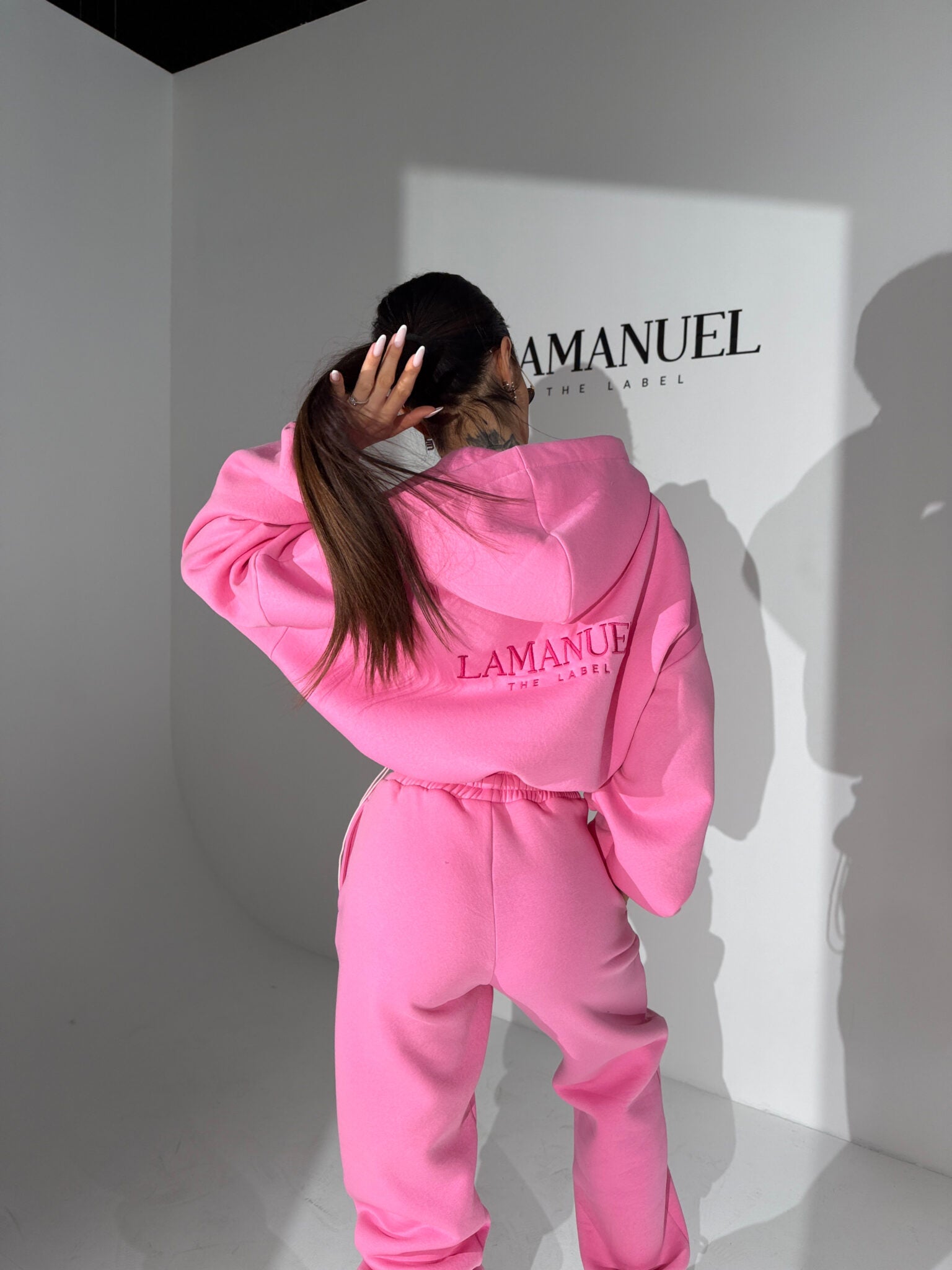 Damen Sweatset LAMANUEL – Hoodie & Hose – ONE SIZE