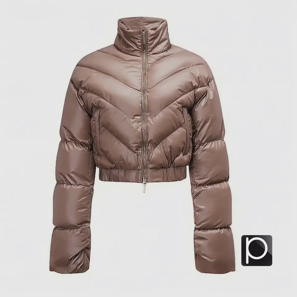 Damen Steppjacke OLAVOGA TAAZU - Beige