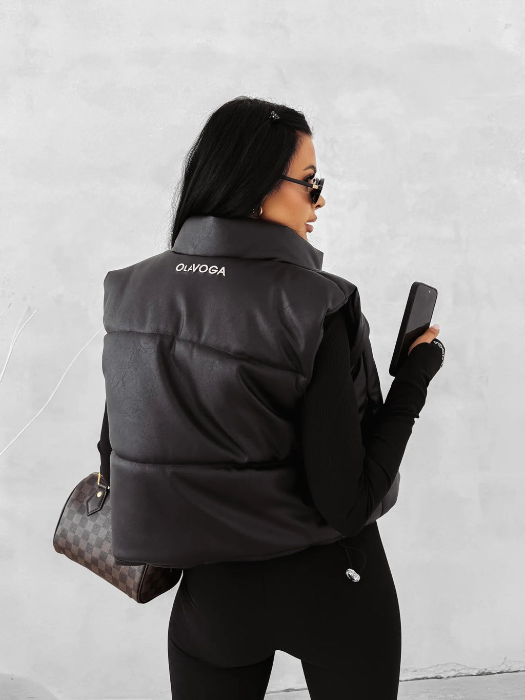 OLAVOGA NEXTION Damen-Overall mit Rippenstruktur - Schwarz