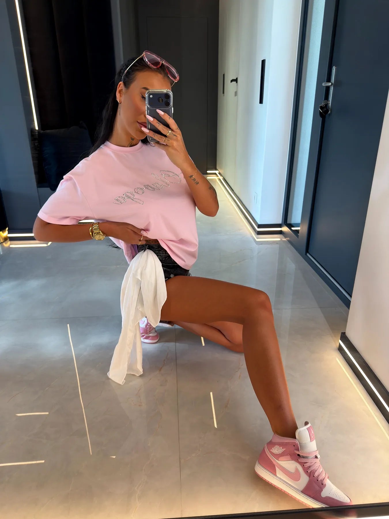 T-SHIRT DAMEN OLAVOGA NALARI ECRU