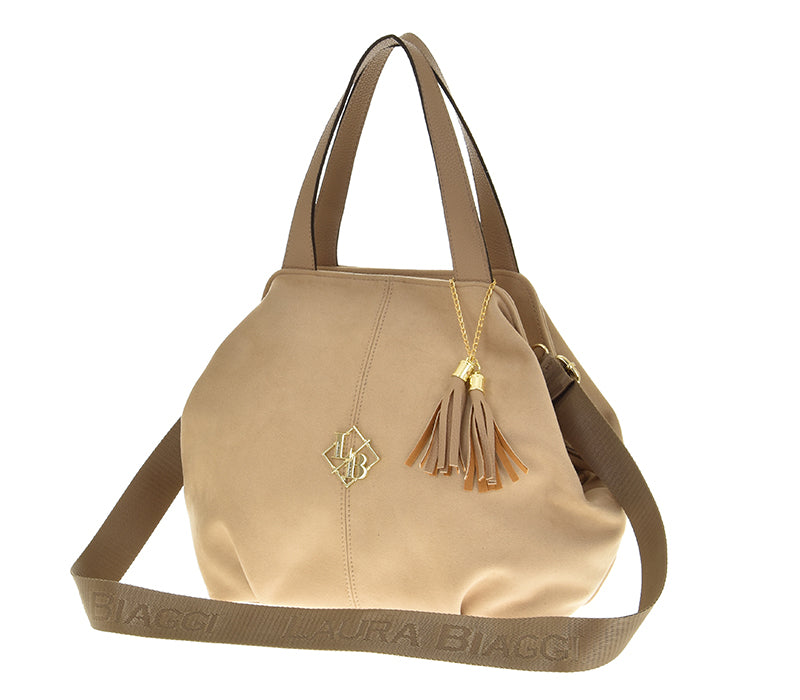 Laura Biaggi – Modische Handtasche mit Fransenanhänger | Eleganz & Vielseitigkeit