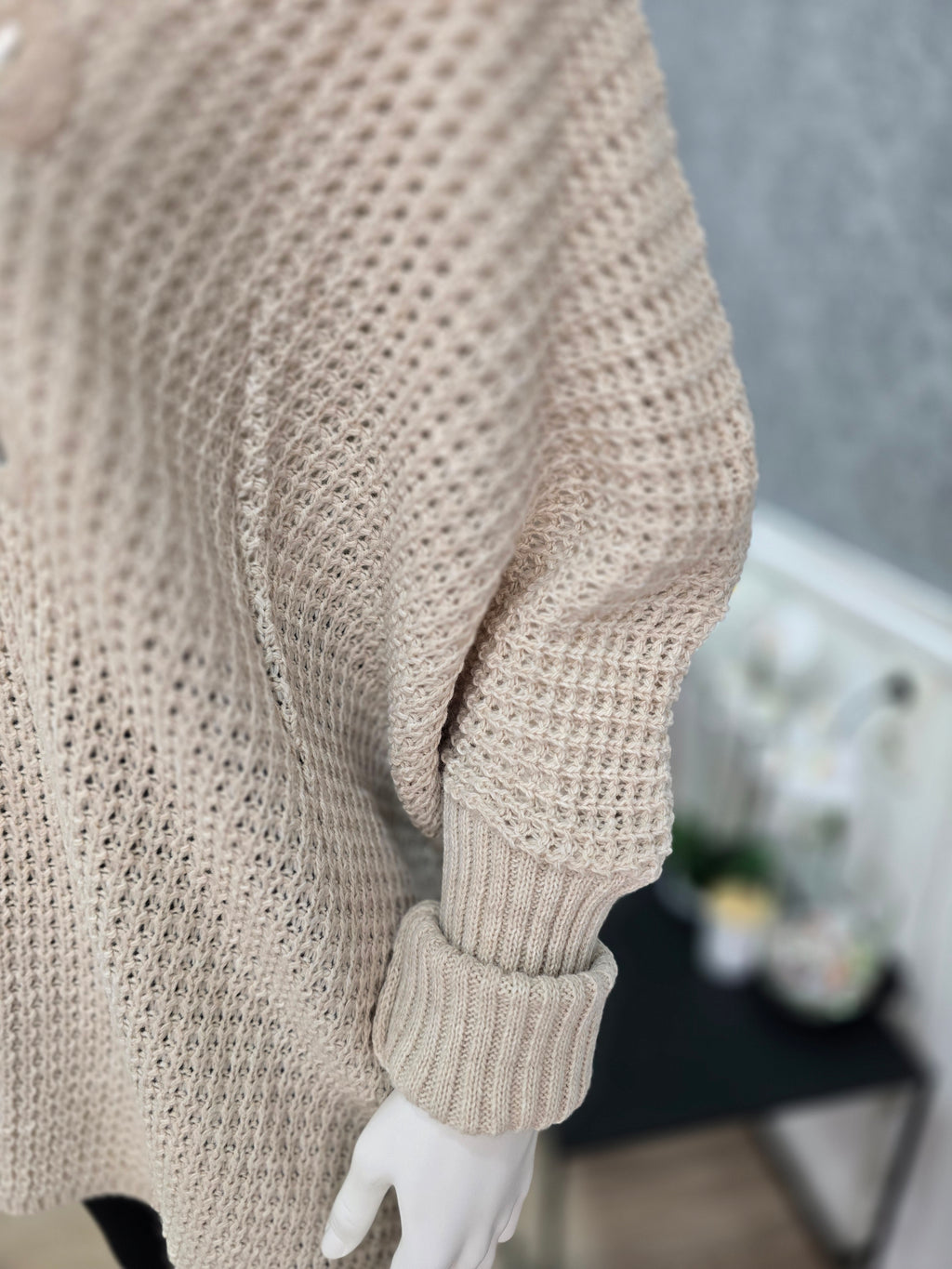Oversize Strickpullover – Made in Italy
