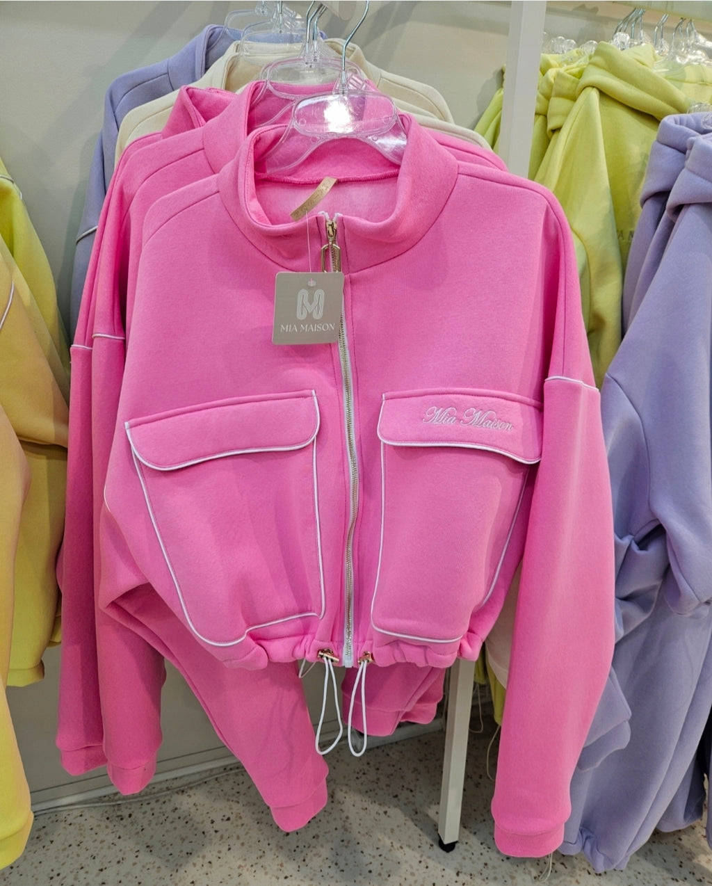 Damen Sweatjacke mit Reißverschluss – UNI