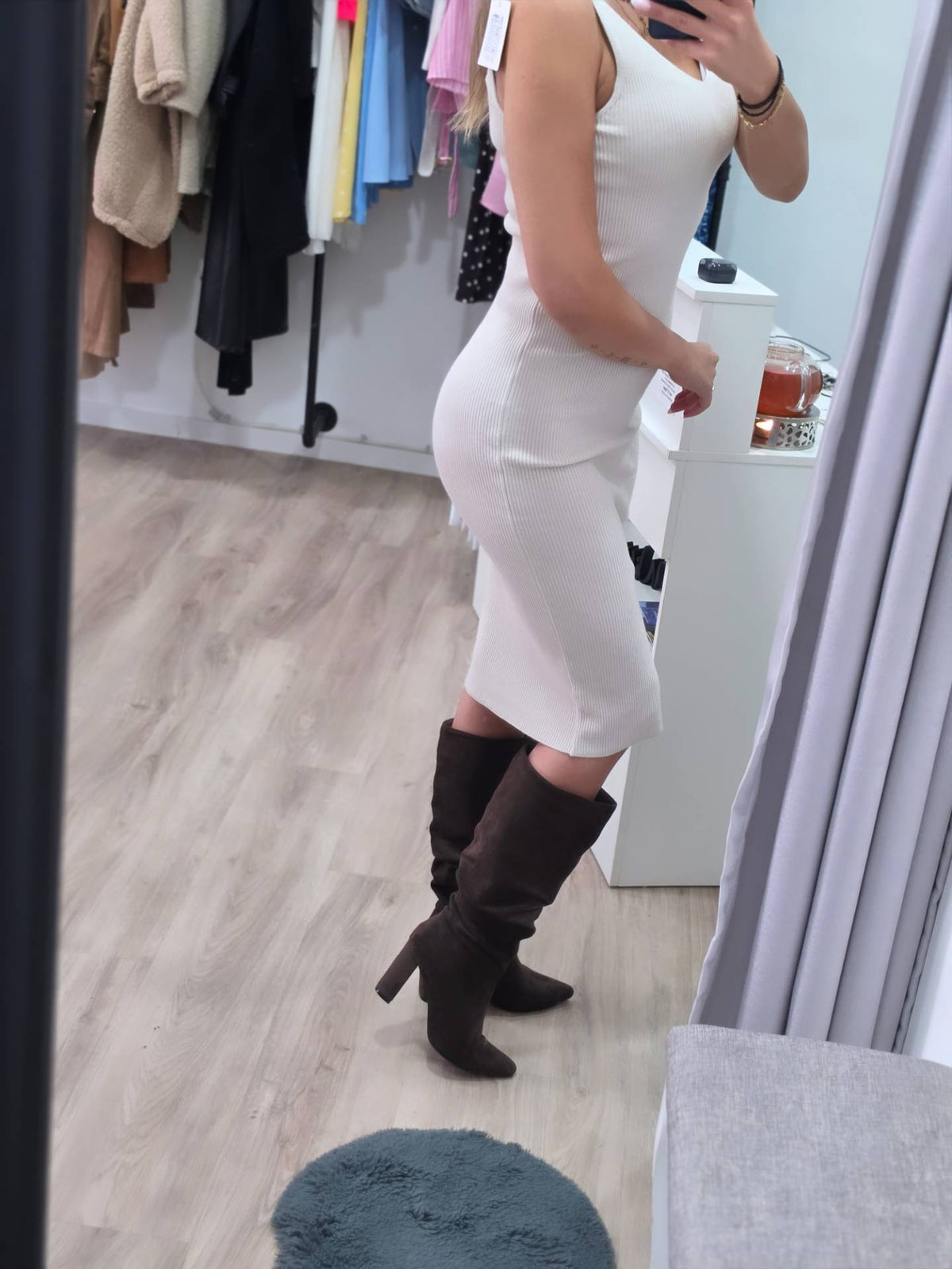 Strick-Set mit Kleid & Pullover