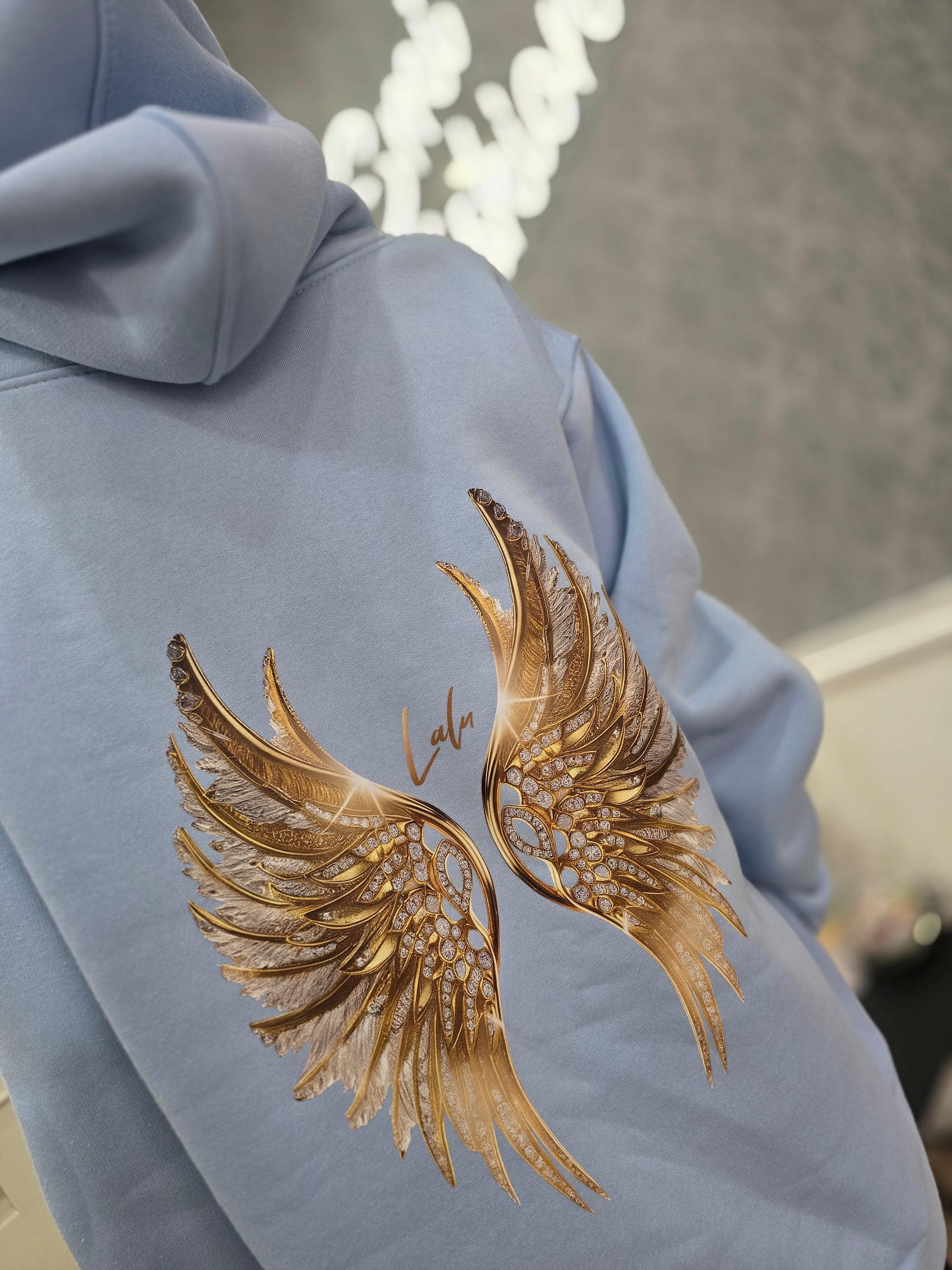 Sweatshirt mit Tasche und Kapuze von LALU