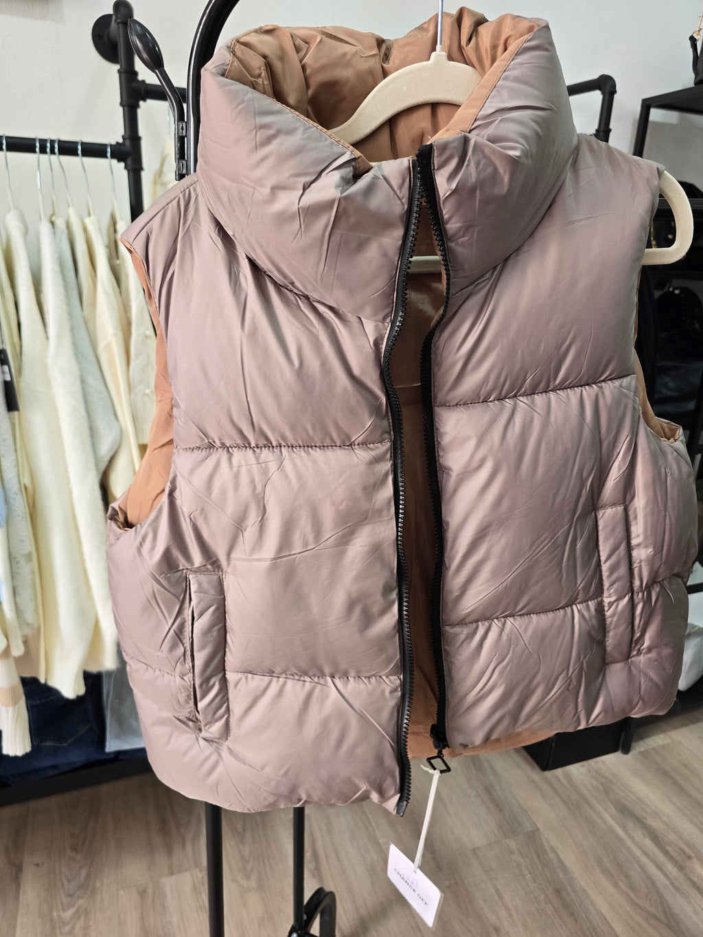 Damen Steppweste – kurz, stylisch & wendbar