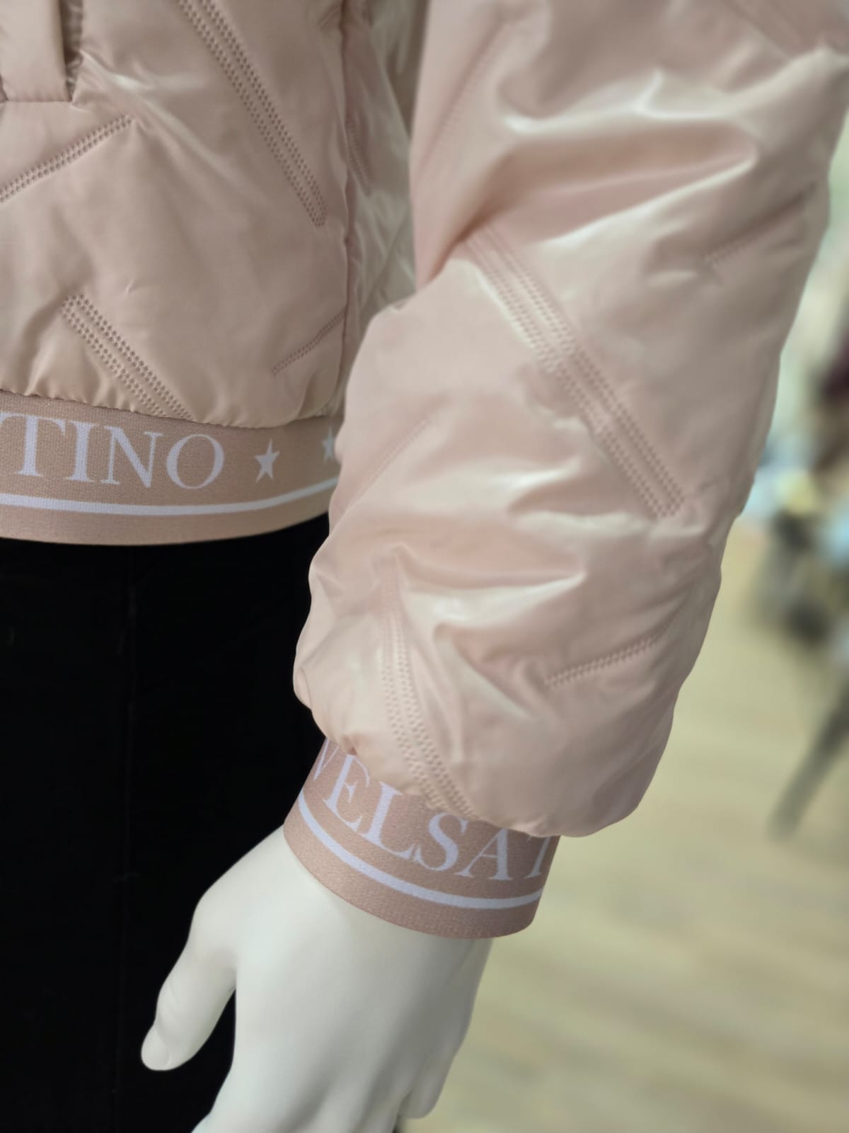 Elegante Stepp-Bomberjacke "Velsatino"