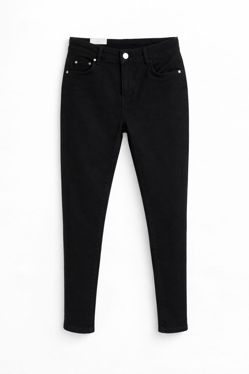 High Waist Skinny Jeans „Sculpt & Lift“ – Deep Black