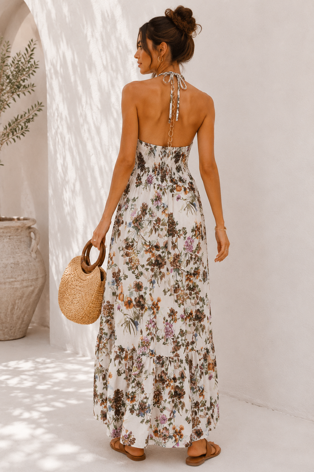 Maxikleid Floral – Italienische Sommermode