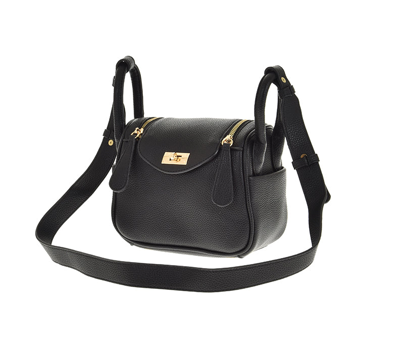 Damen Umhängetasche – elegante Crossbody Bag in Braun oder Schwarz