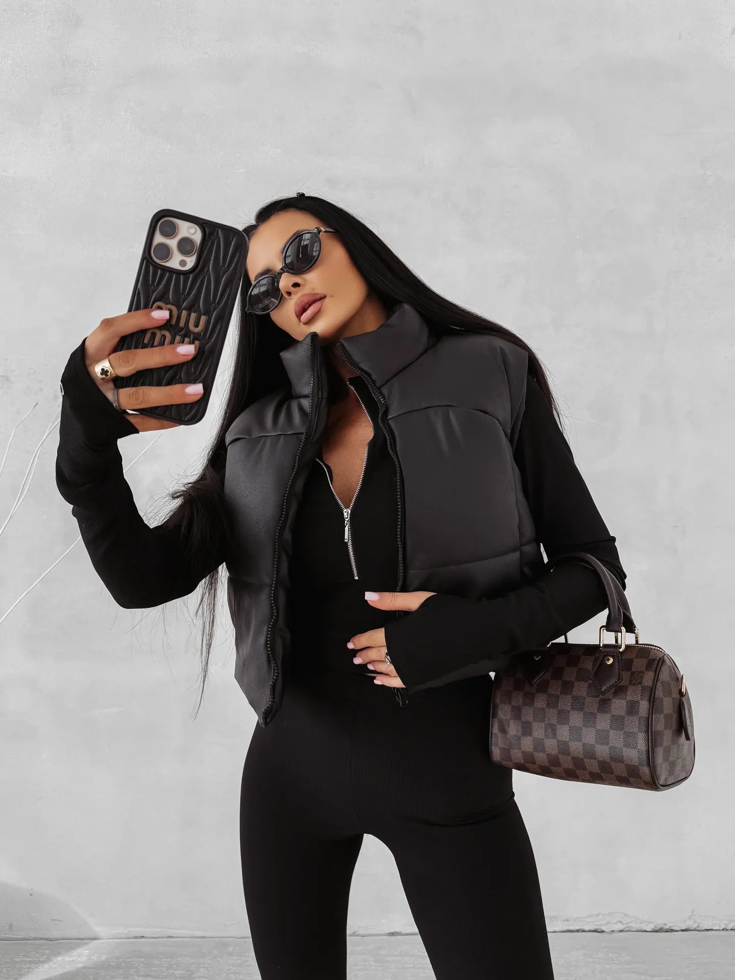 OLAVOGA NEXTION Damen-Overall mit Rippenstruktur - Schwarz