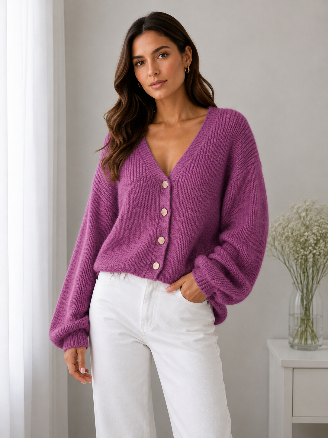 Eleganter Cardigan „Made in Italy“