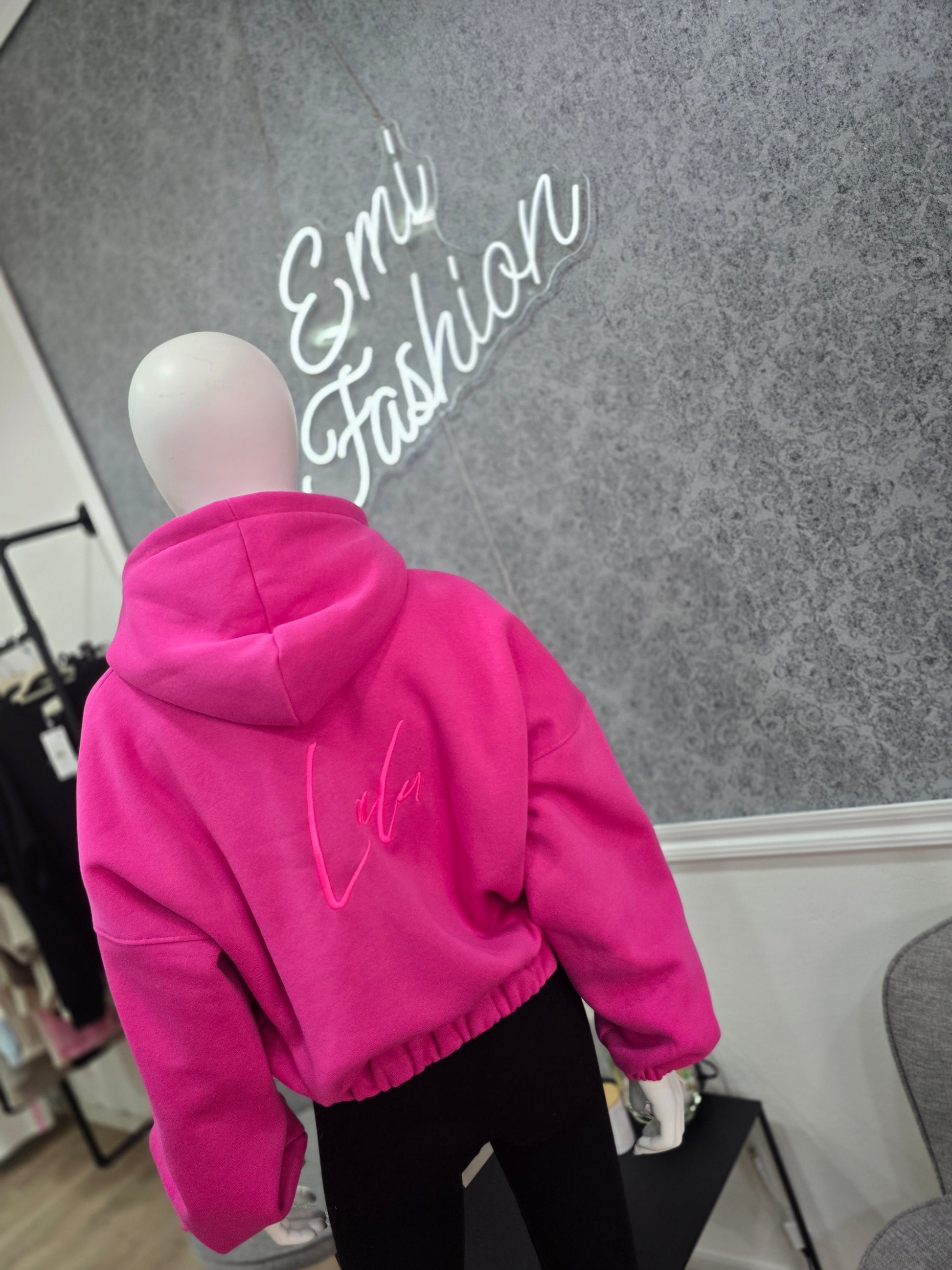 Sweatjacke mit Reißverschluss von Lalu