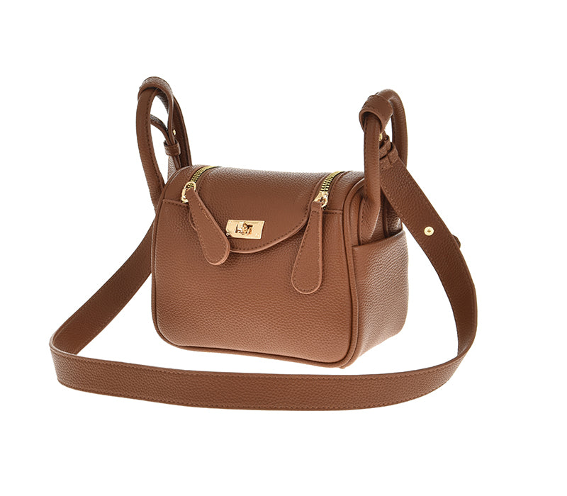 Damen Umhängetasche – elegante Crossbody Bag in Braun oder Schwarz