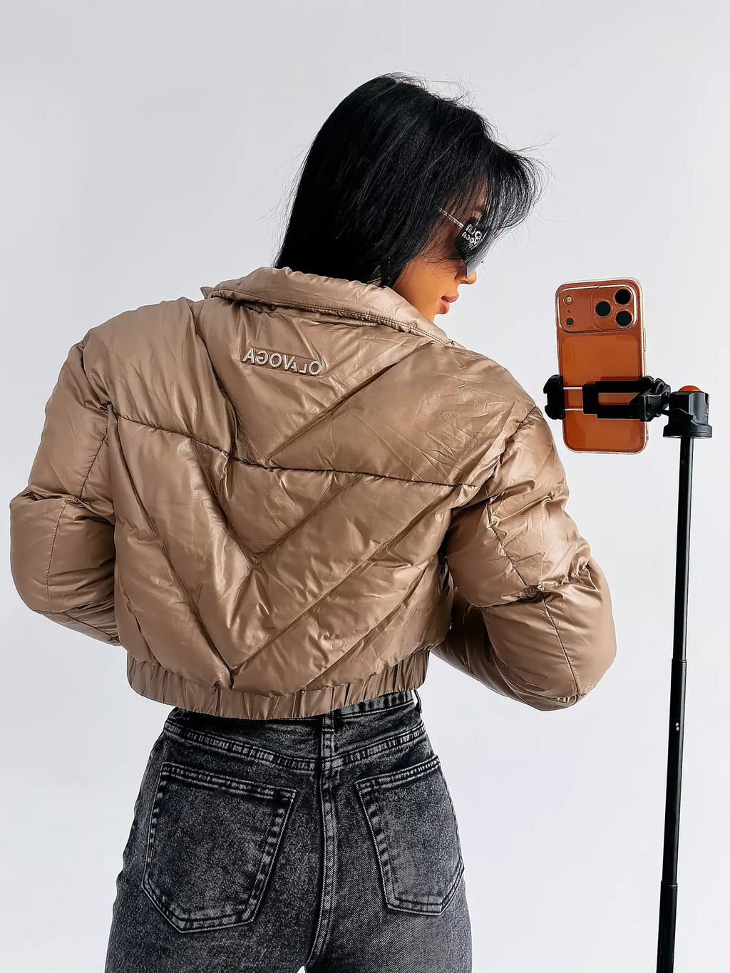 Damen Steppjacke OLAVOGA TAAZU - Beige
