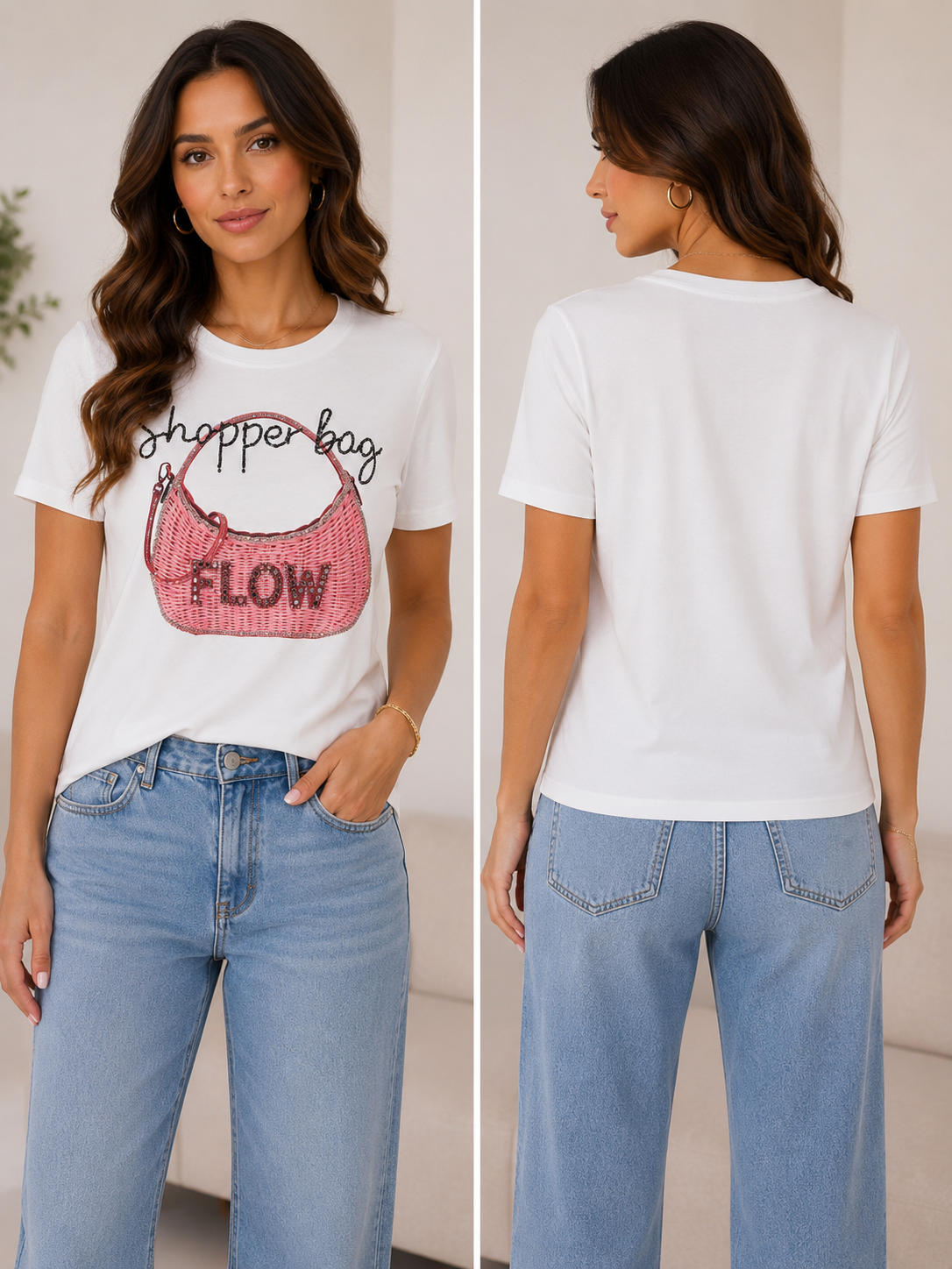 T-Shirt „Shopper Bag Flow