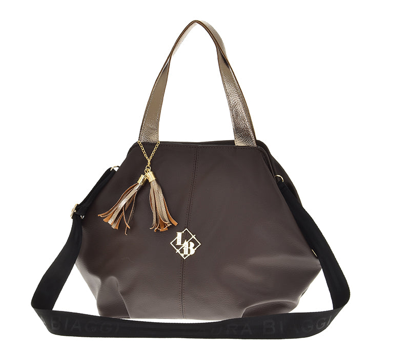 Laura Biaggi – Modische Handtasche mit Fransenanhänger | Eleganz & Vielseitigkeit