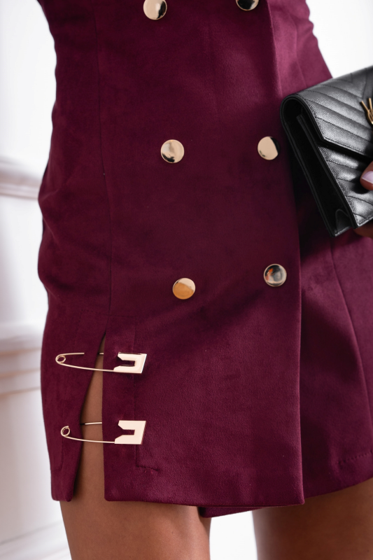 Blazerkleid Leya – Bordeaux