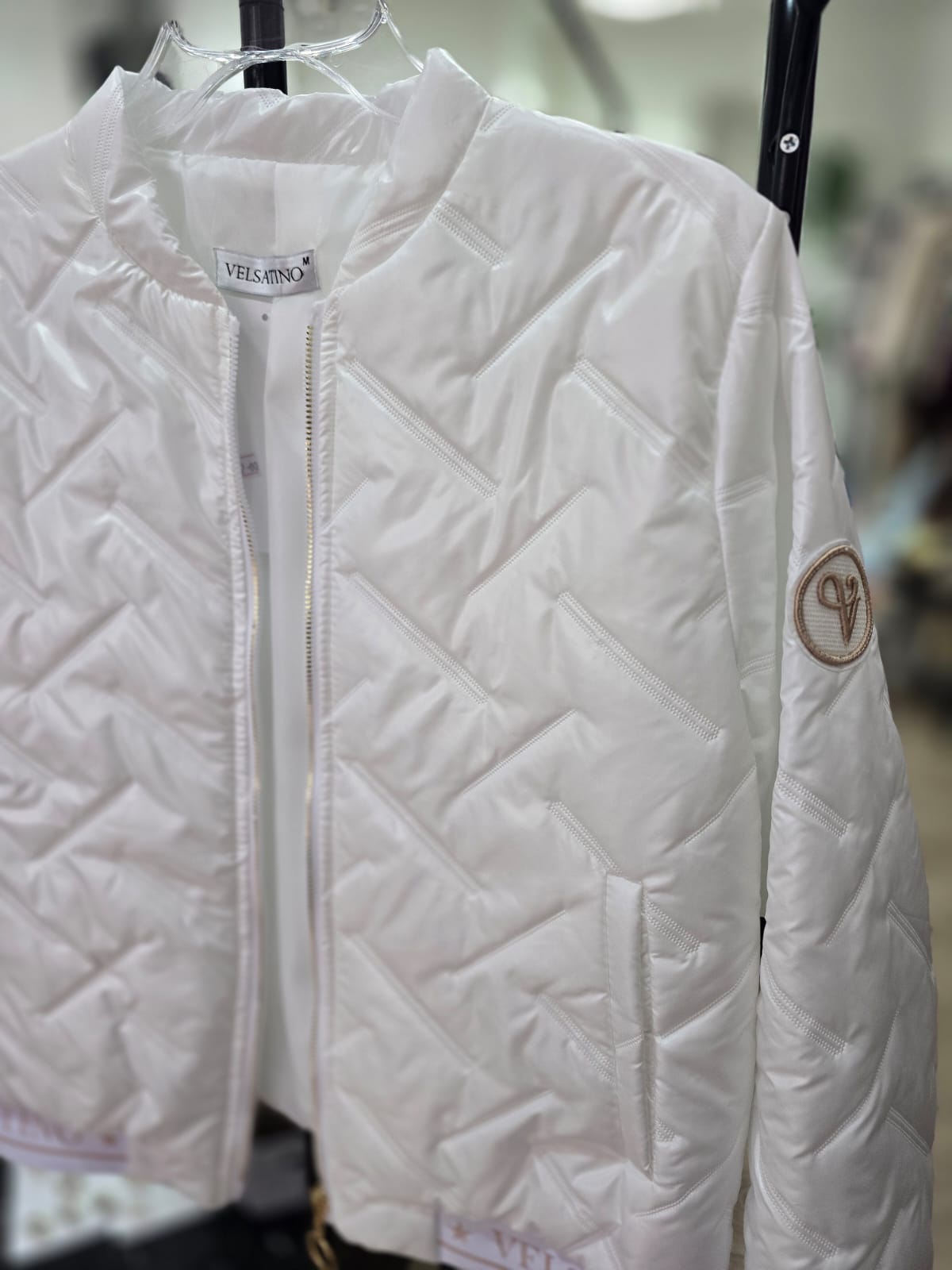 Elegante Stepp-Bomberjacke "Velsatino"