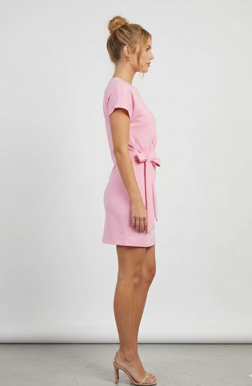Basic Kleid mit Bindung – minimalistisch & bequem