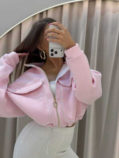 Damen Sweatjacke mit Reißverschluss – UNI
