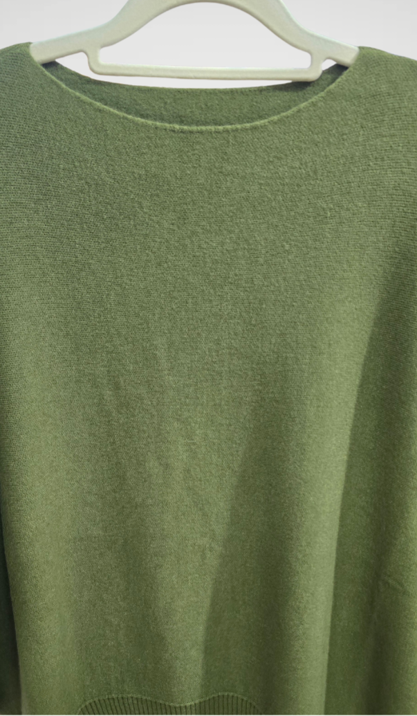 Elegantes Kurzarm-Poncho-Oberteil