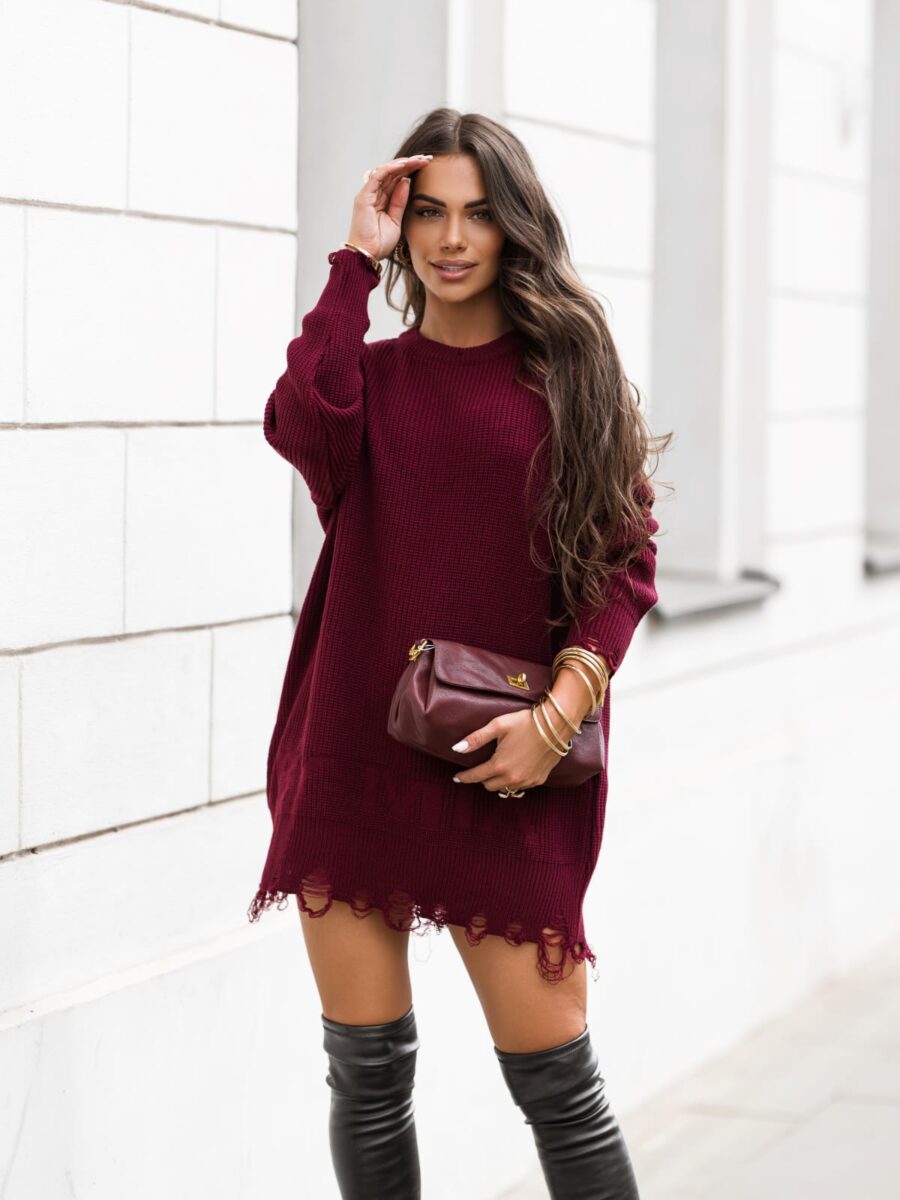 Damenpullover By MIA – Bordeaux (UNI)