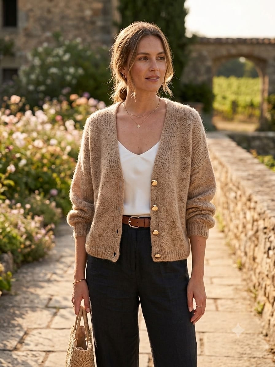 Eleganter Cardigan „Made in Italy“