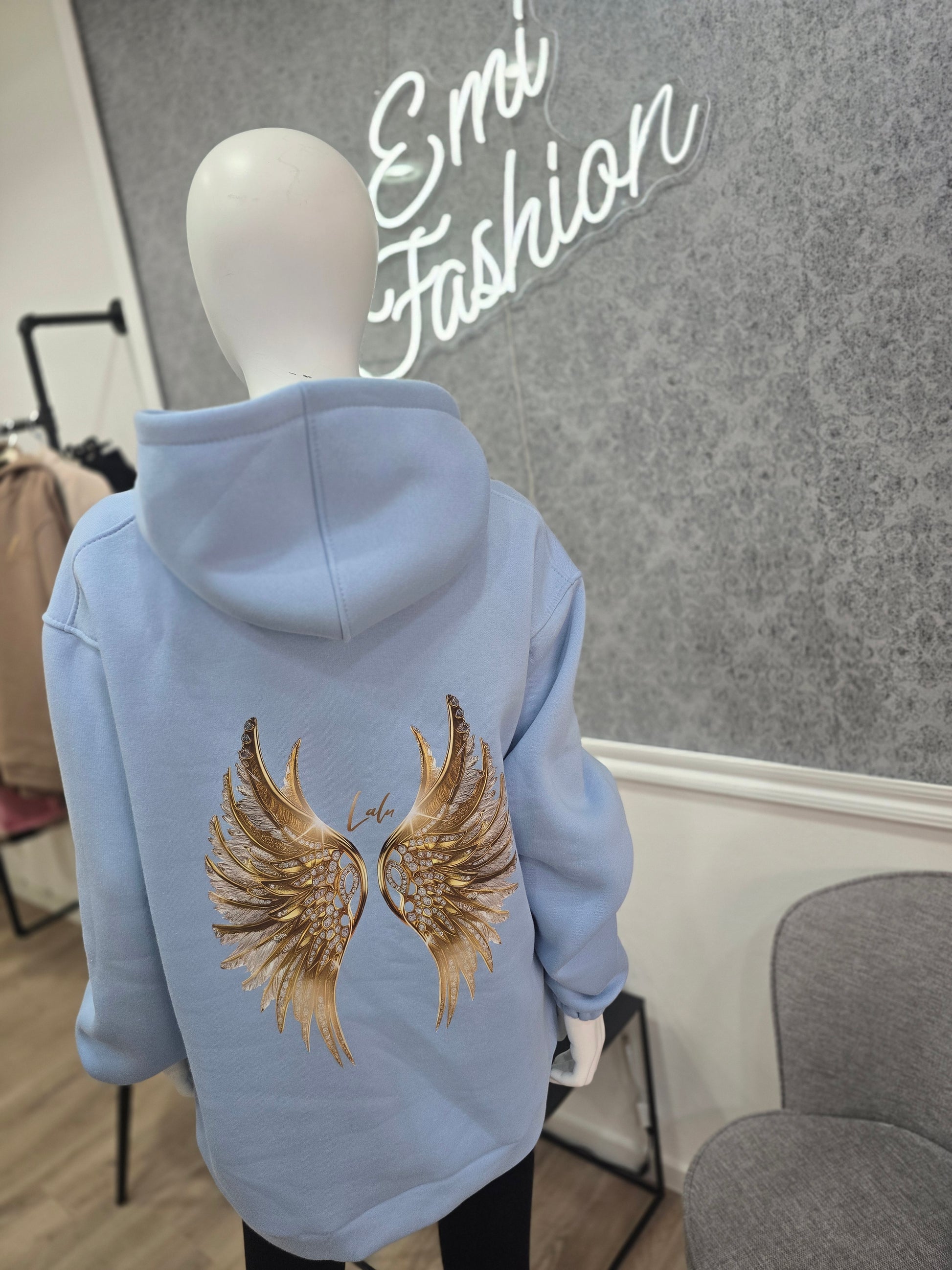 Sweatshirt mit Tasche und Kapuze von LALU